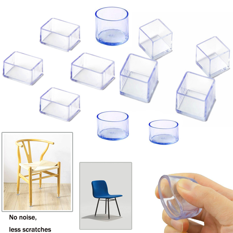 Furniture Leg Set - 4/8pcs/set Chair Leg Caps Rubber Feet