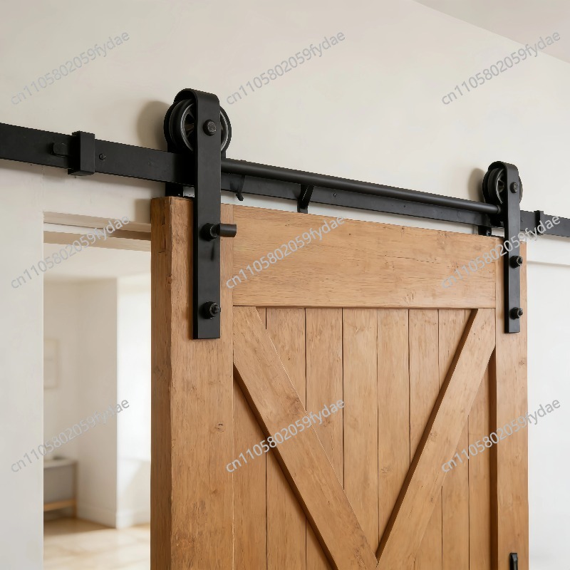 Barn Door Retractable Wooden L - Furniture Rails Hardware review and price