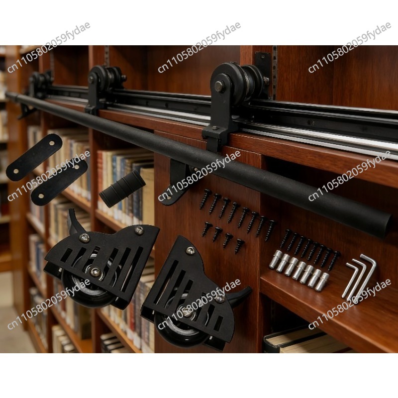 Barn Door Retractable Wooden L - Furniture Rails Hardware review and price
