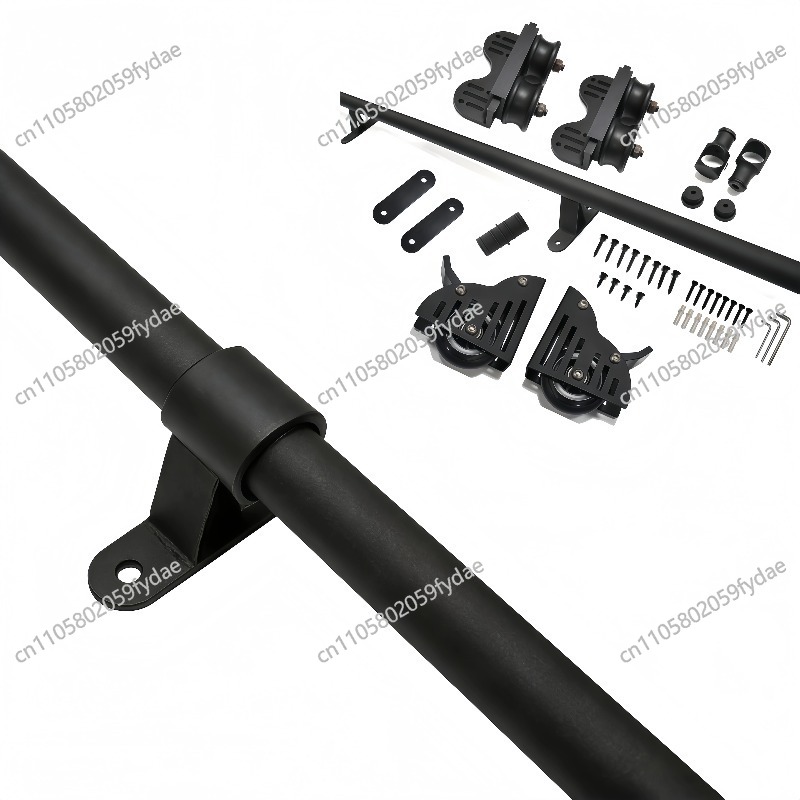Barn Door Retractable Wooden L - Furniture Rails Hardware review and price