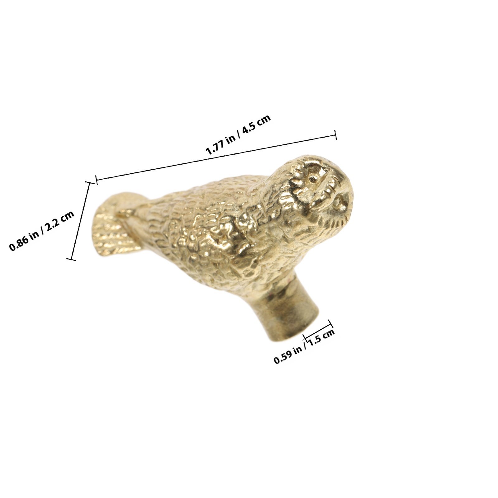 2Pcs Brass Owl Cabinet Knob Vi - Unique Furniture Hardware review and price