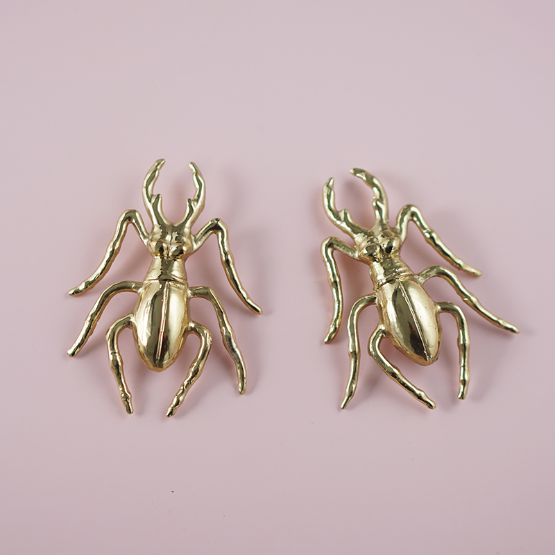 Brass Beetle Drawer Pulls Inse - Unique Furniture Hardware review and price