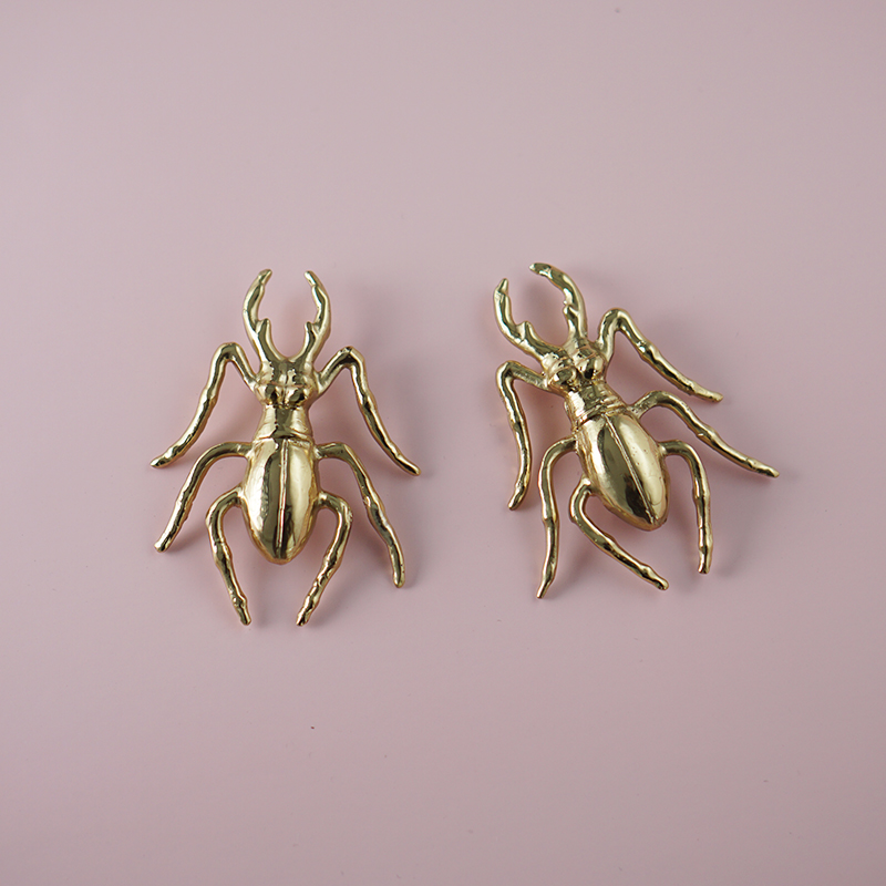 Brass Beetle Drawer Pulls Inse - Unique Furniture Hardware review and price