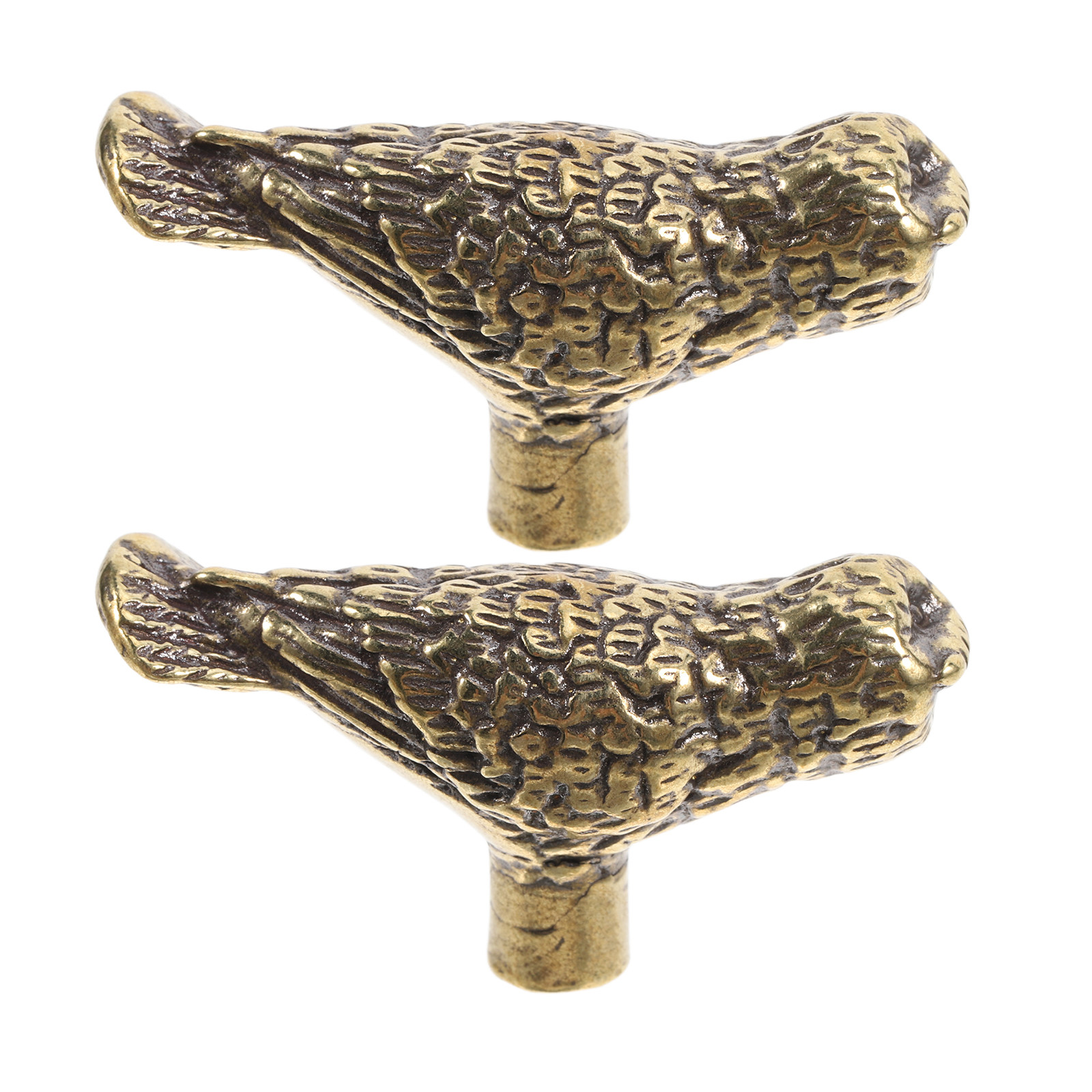 2Pcs Vintage Brass Owl Cabinet - Unique Furniture Hardware review and price