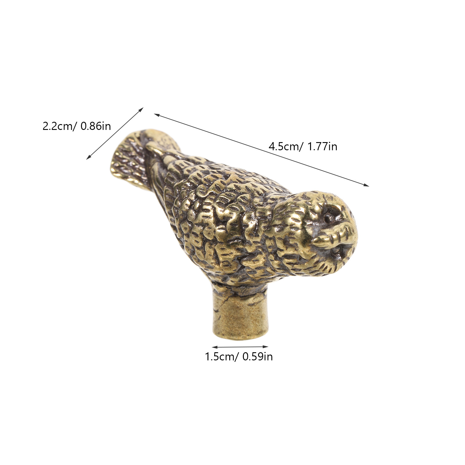 2Pcs Vintage Brass Owl Cabinet - Unique Furniture Hardware review and price