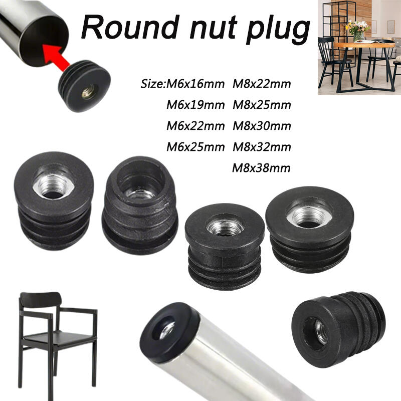 4/8/12PCS Round Nut Hole Plug  - Furniture Leg Set review and price