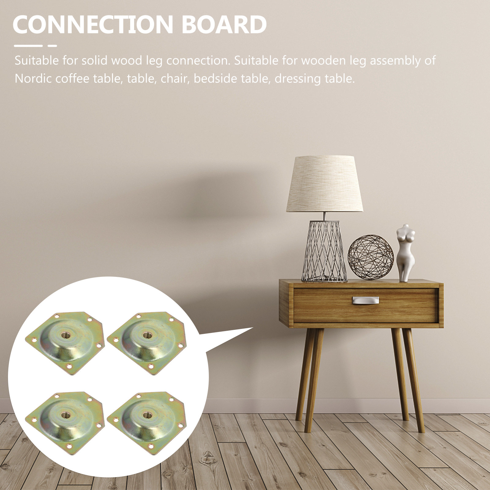 4Pcs Nut Set 12 Degree Slanted - Furniture Leg Set review and price