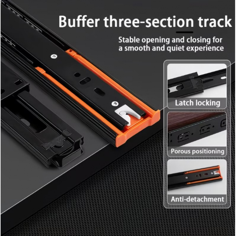 2 Pack 45mm Track Width Mute M - Furniture Rails Hardware review and price