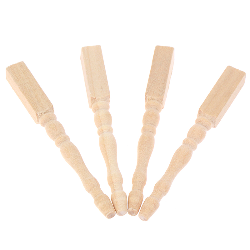 ●4pcs/set 1:12 Dollhouse Minia - Furniture Leg Set review and price