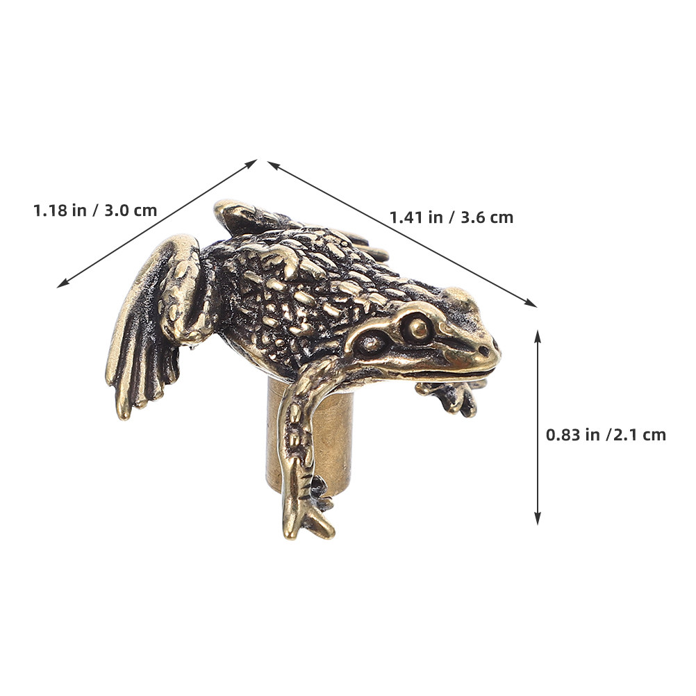 2Pcs Brass Toad Door Handles V - Unique Furniture Hardware review and price