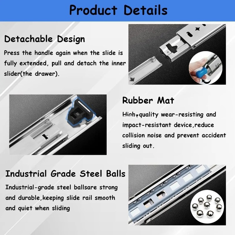 1 Pair Heavy Duty Drawer Slide - Drawer Slide Pair review and price